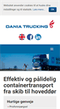 Mobile Screenshot of daniatrucking.dk